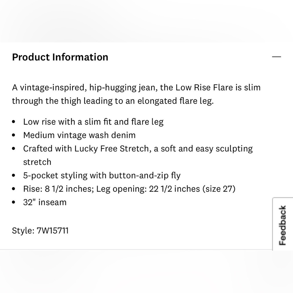 Lucky Brand Dark Wash Flare Jeans - Picture 11 of 11